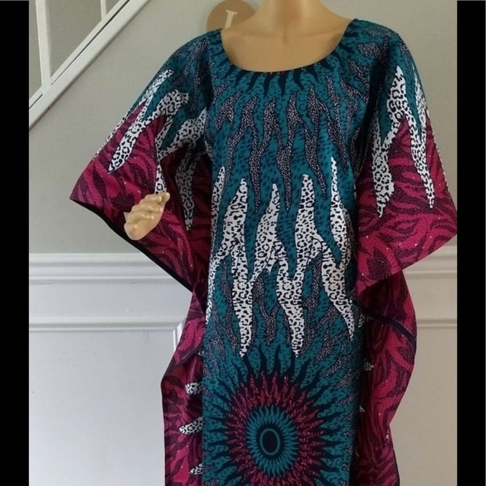 SALES! SALES!!! African maxi dress with head wrap - Picture 11 of 12